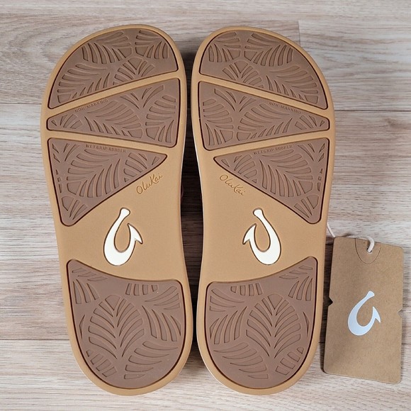 OluKai NU'A PI'O Sandals Womens Size 7 Ash Rose Wai Camo 20445-AVWQ - Picture 4 of 5